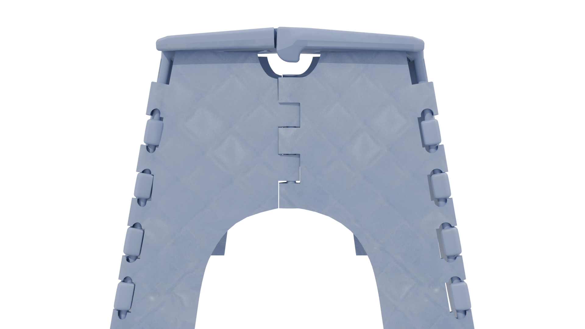 Compact Step Stool 3D Model - Professional 3D Model Render 2