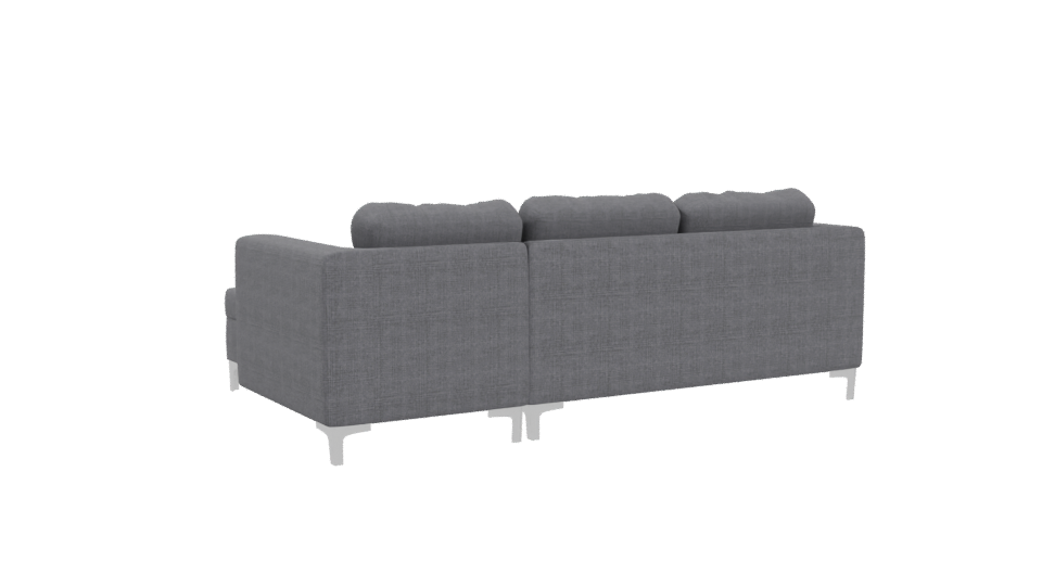 Contemporary Sectional Sofa 3D Model - Professional 3D Model Render 4