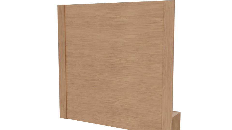 Stylish Modern Wooden Cabinet 3D - Professional 3D Model Render 6