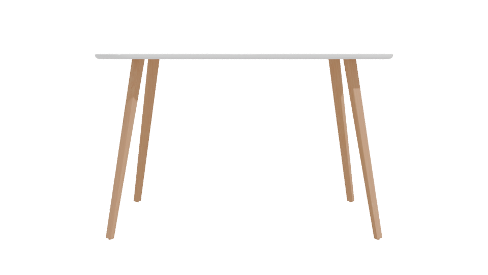 Contemporary Wooden Dining Table 3D Model - Professional 3D Model Render 11