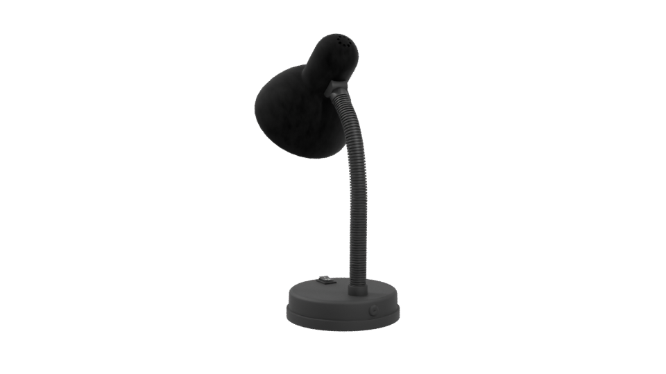 Stylish Desk Lamp 3D Model - Professional 3D Model Render 4