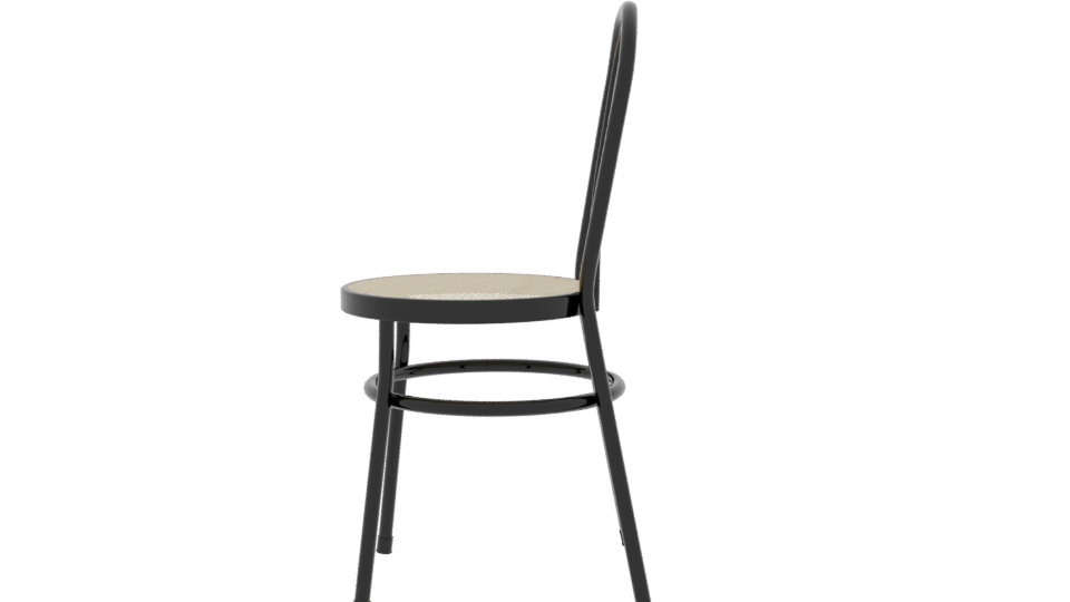 Classic Bistro Chair Model 3D - Professional 3D Model Render 2