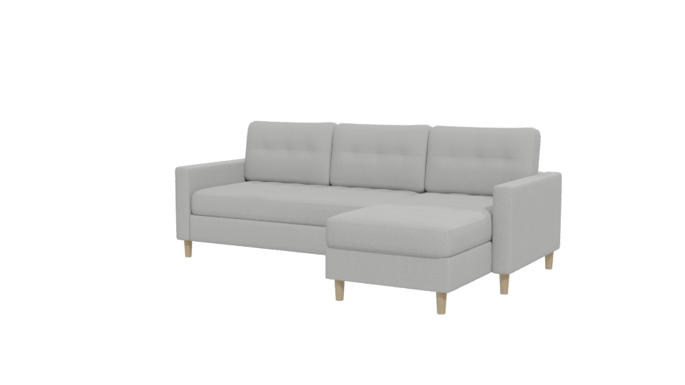 Stylish Modern Sectional Sofa 3D Model - Professional 3D Model Render 12