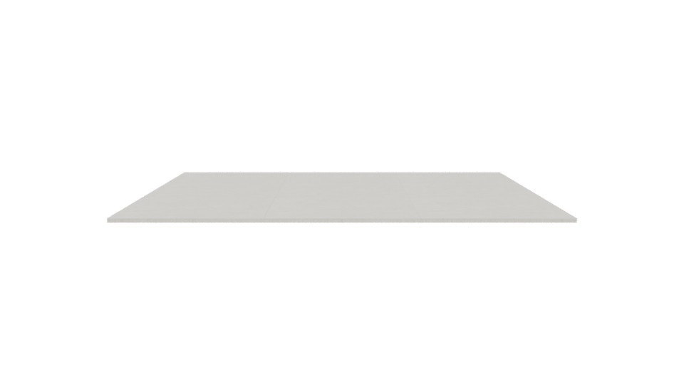 Minimalist White Floor Panel 3D Model - Professional 3D Model Render 2