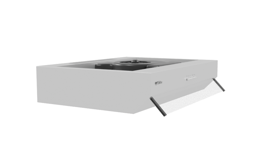 Sleek Modern Cooking Stove - Professional 3D Model Render 9