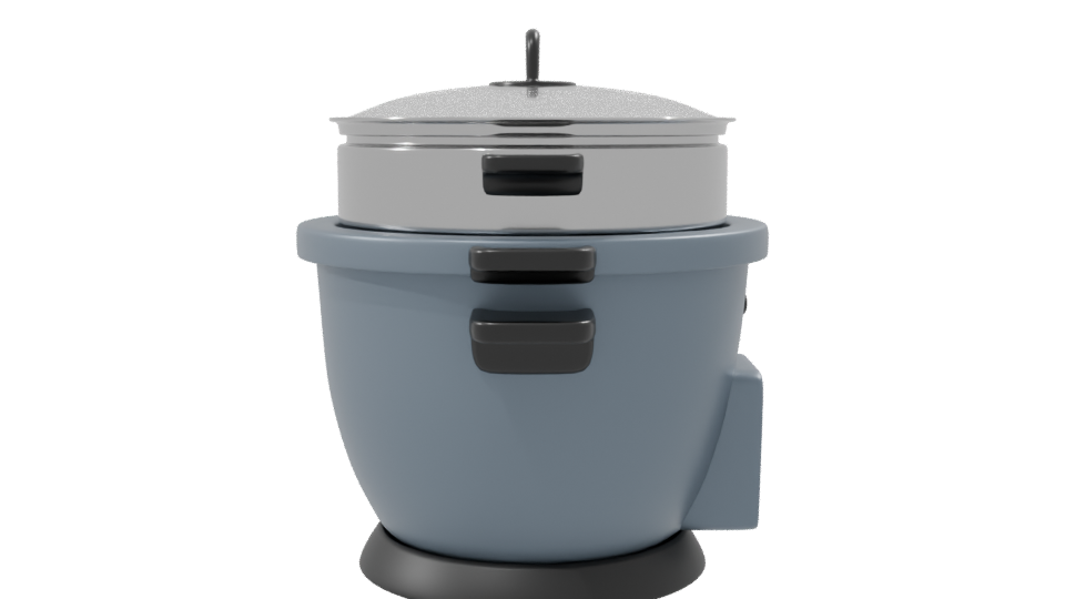 Ceramic Electric Cooker 3D Model - Professional 3D Model Render 8
