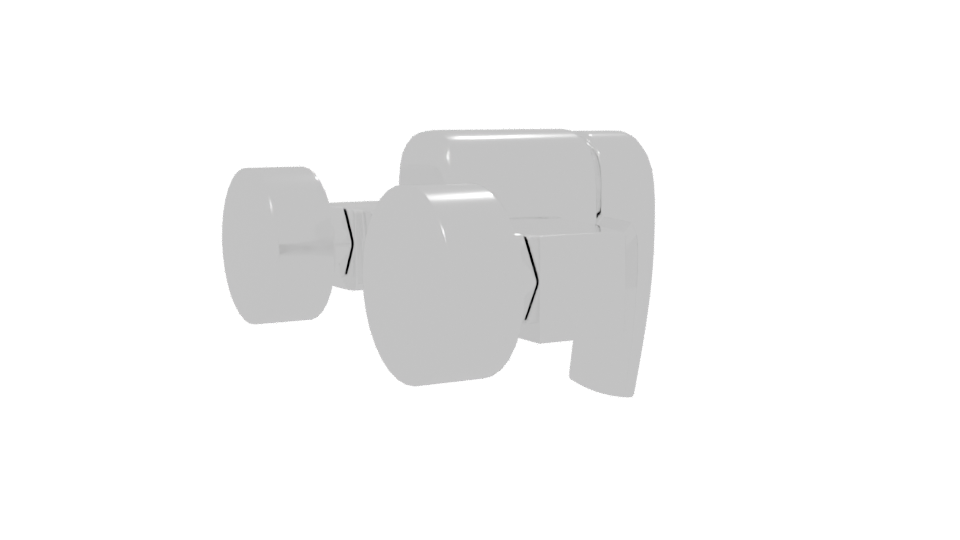 Modern Shower Faucet 3D Model - Professional 3D Model Render 7