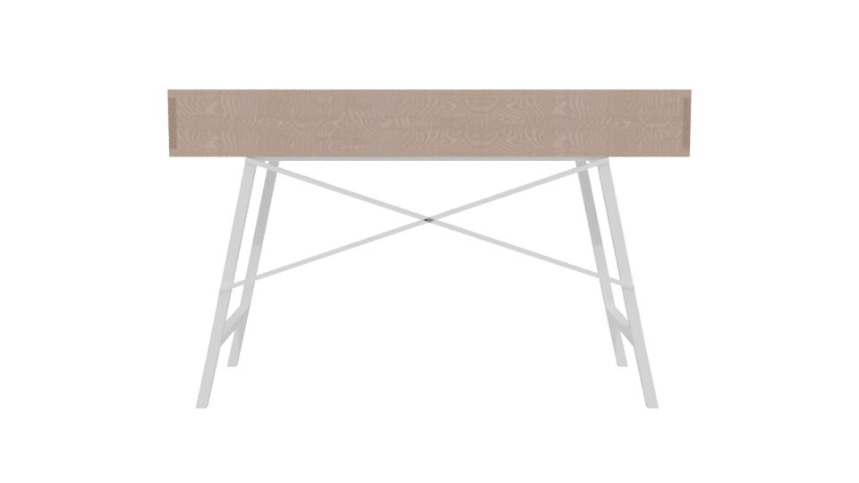 Stylish Minimalist Desk Model - Professional 3D Model Render 5