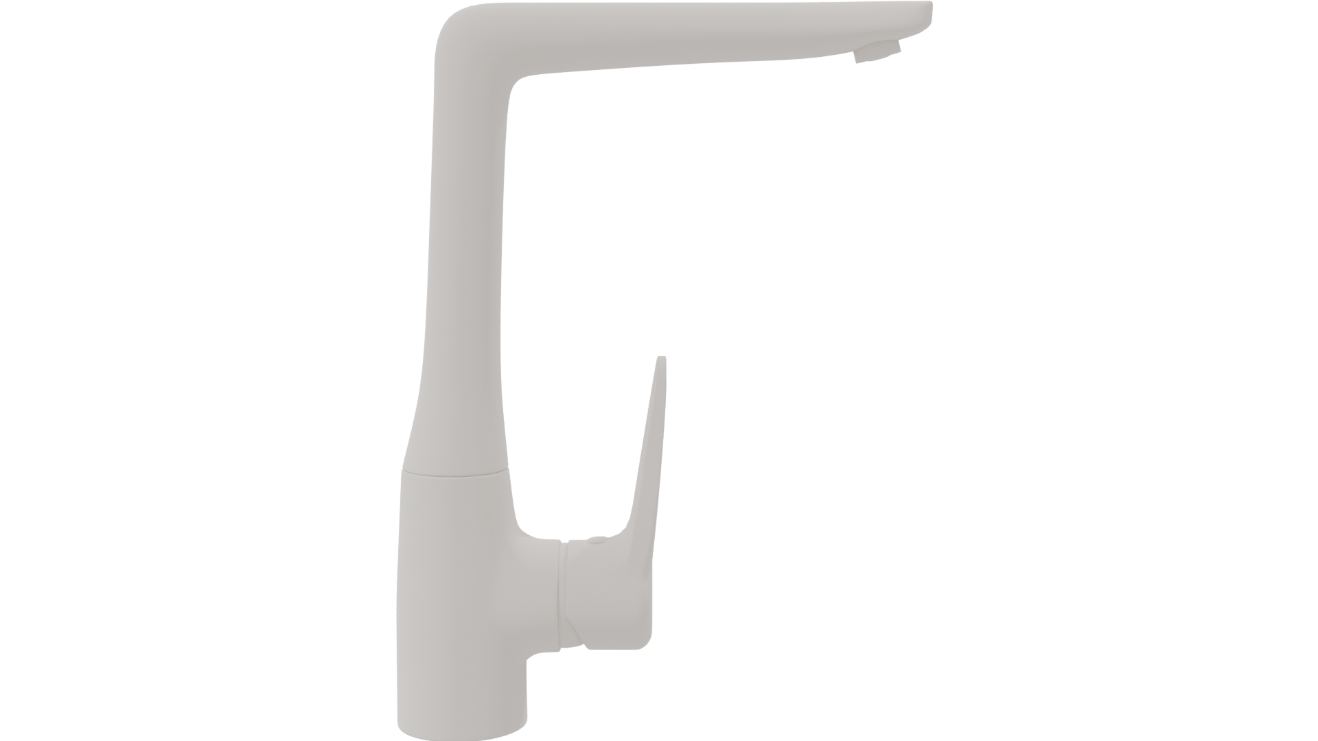 Modern Kitchen Faucet 3D Model - Professional 3D Model Render 3