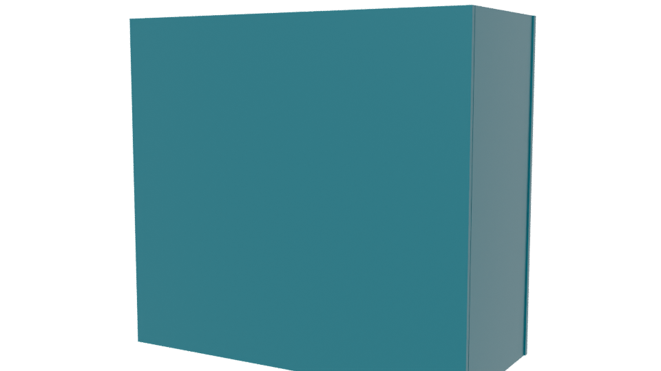 Minimalist Glass Display Cabinet 3D - Professional 3D Model Render 6