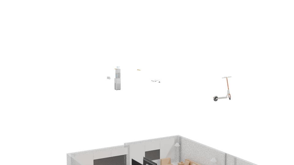 Modern Hospital Room 3D Model - Professional 3D Model Render 10