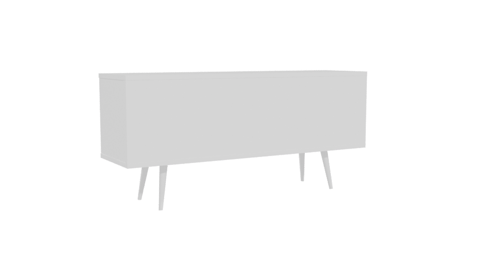 Stylish Modern Sideboard 3D Model - Professional 3D Model Render 4