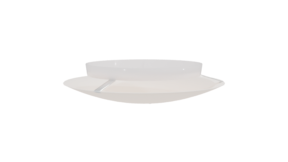 Elegant Circular Coffee Table 3D - Professional 3D Model Render 2