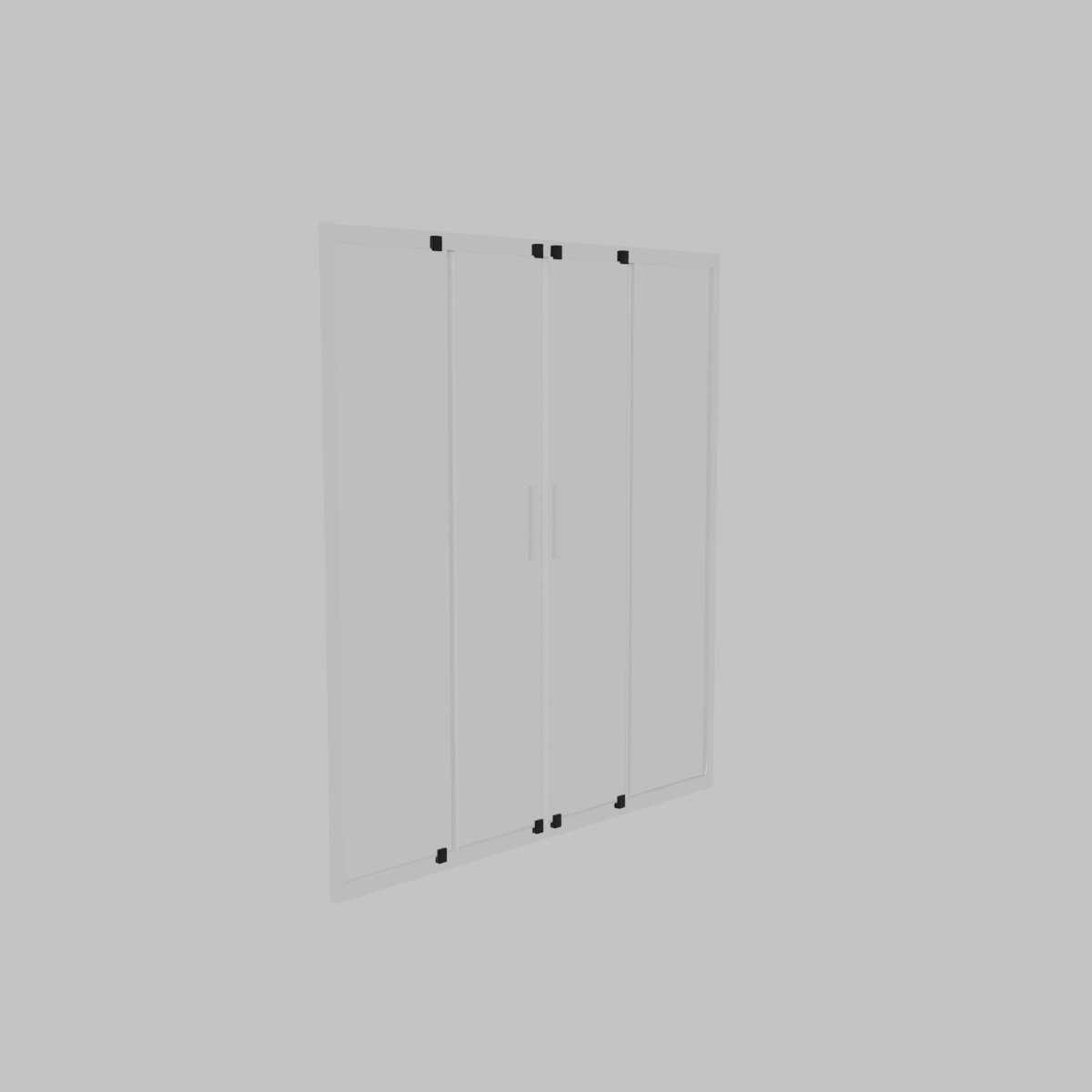 Mampara corredera apertura frontal