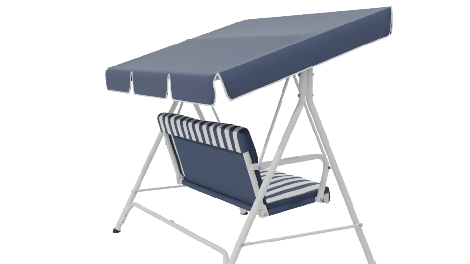 Stylish Outdoor Swing Bench Model - Professional 3D Model Render 7