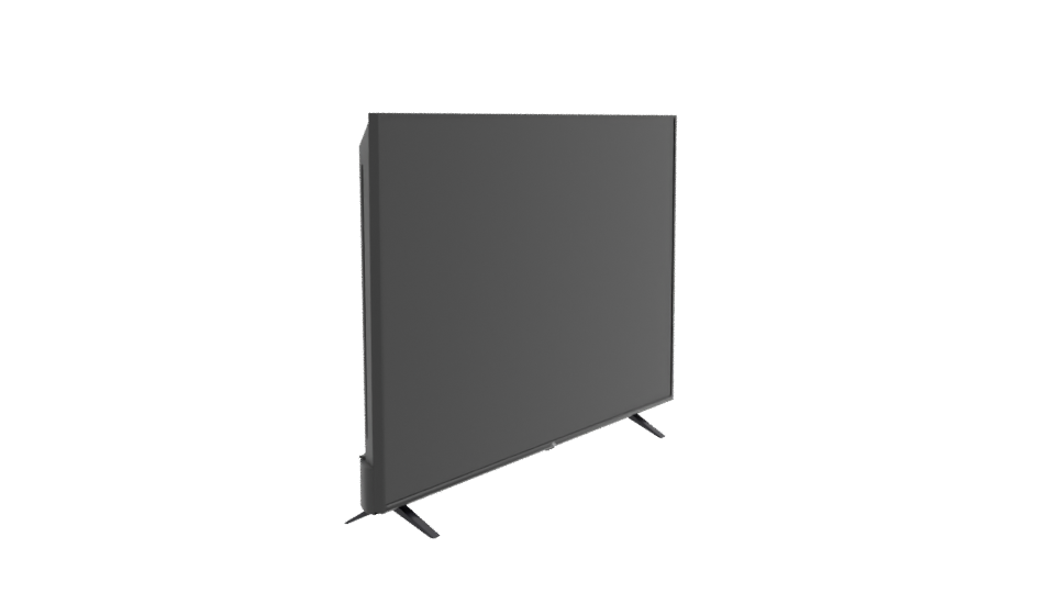 Sleek Modern Flat Screen TV 3D - Professional 3D Model Render 9
