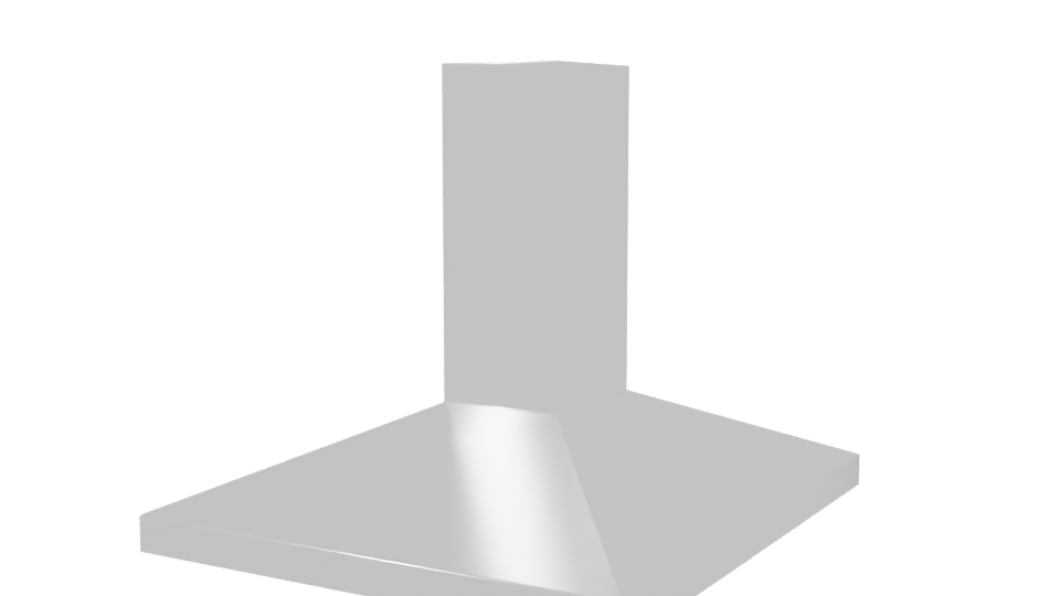 Stylish Kitchen Hood 3D Model - Professional 3D Model Render 3