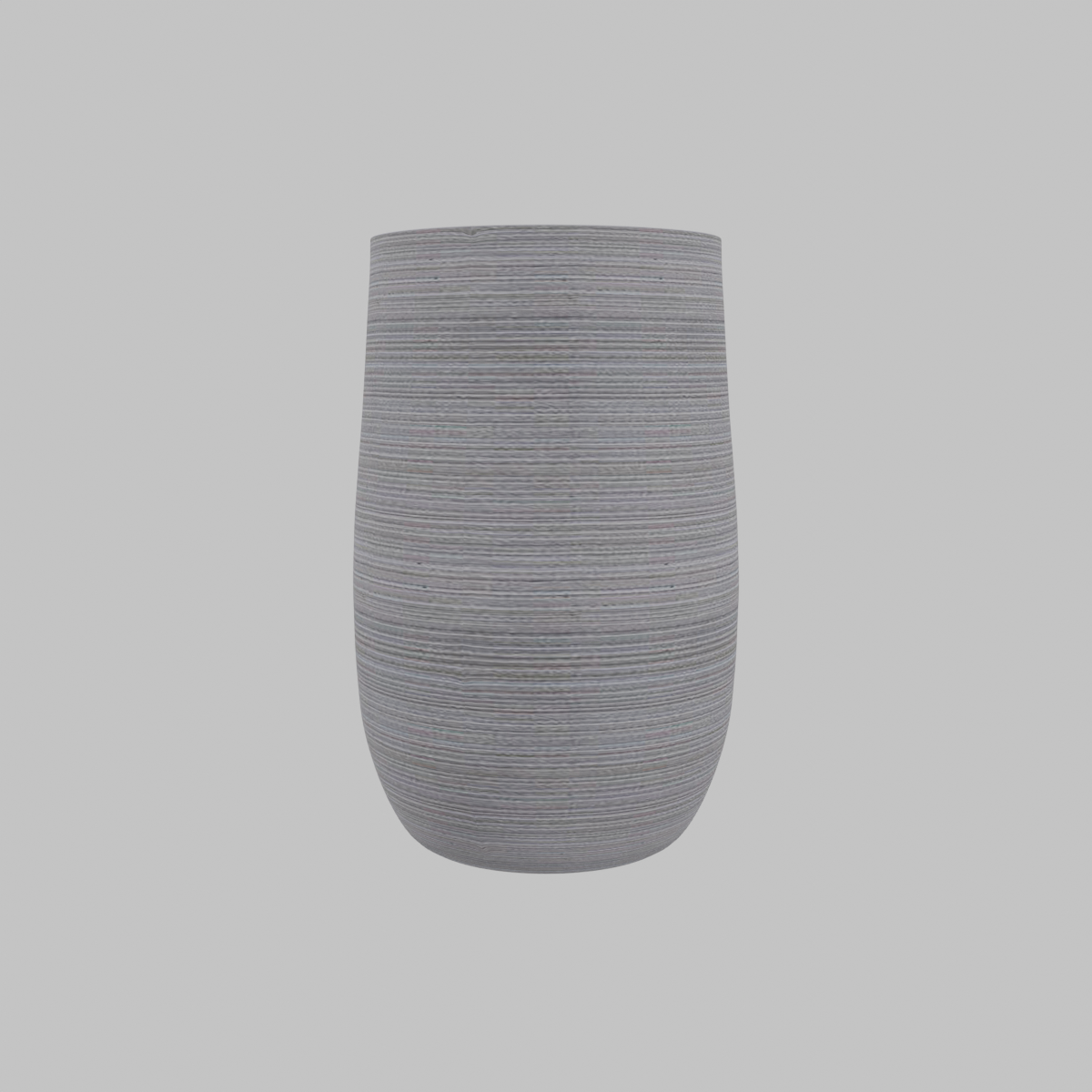 Tall Taupe Fiber Planter 3D Model - Professional 3D Model Render 11