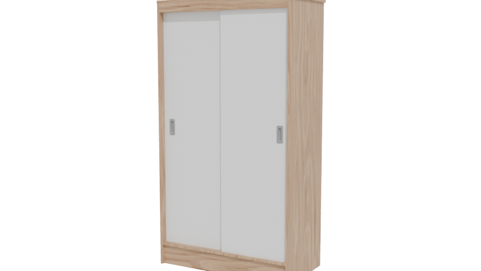 Closet Caburgua 2 Doors 3D - Professional 3D Model Render 12
