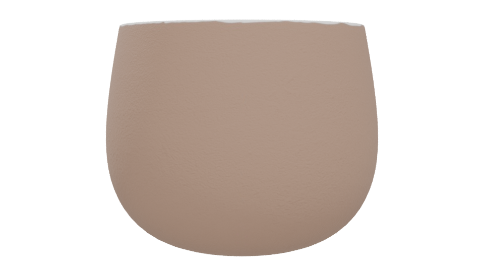 Minimalist Ceramic Flower Pot 3D - Professional 3D Model Render 5