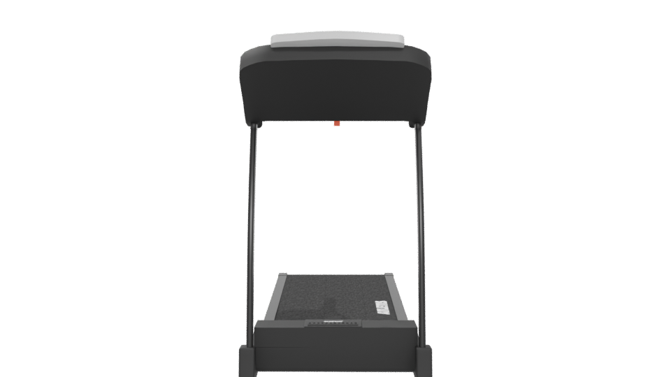 Compact Folding Treadmill Model - Professional 3D Model Render 5