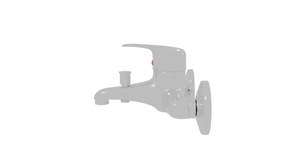 Stylish Bathroom Faucet Model 3D - Professional 3D Model Render 2