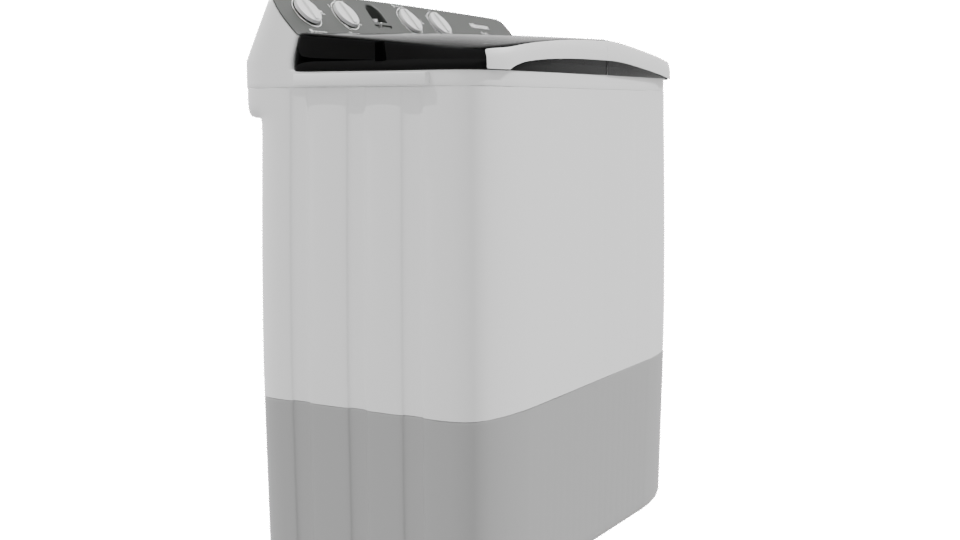 Hisense Washing Machine Model 3D - Professional 3D Model Render 9