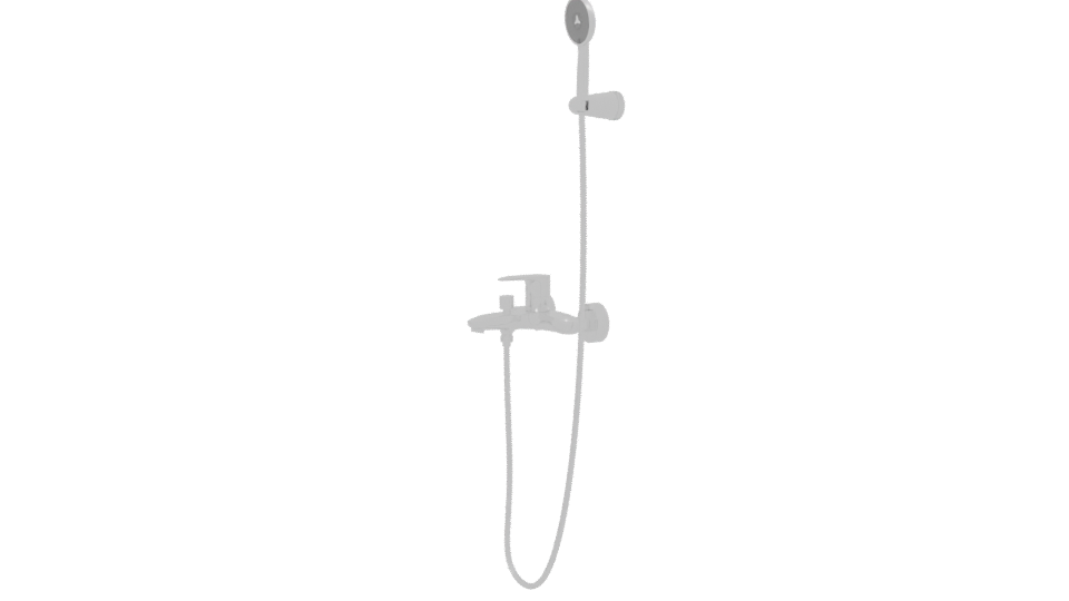 Sleek Modern Shower System 3D - Professional 3D Model Render 13