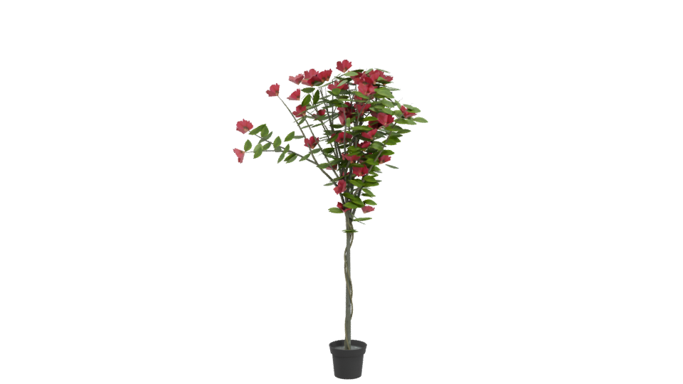 Lifelike Floral Decoration Model - Professional 3D Model Render 4