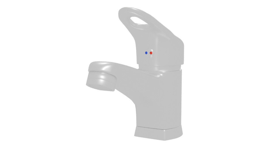 Modern Bathroom Faucet 3D - Professional 3D Model Render 12