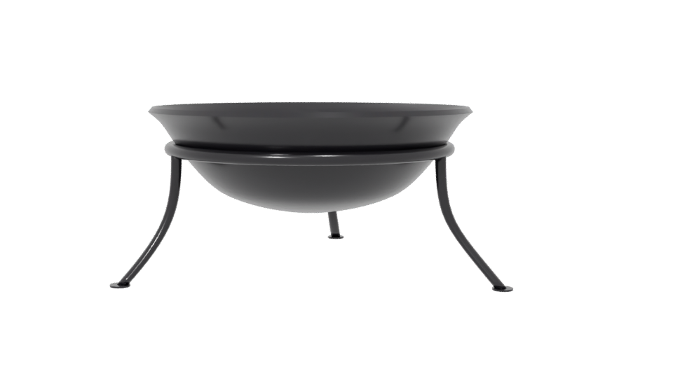 Modern Outdoor Fire Pit 3D - Professional 3D Model Render 6