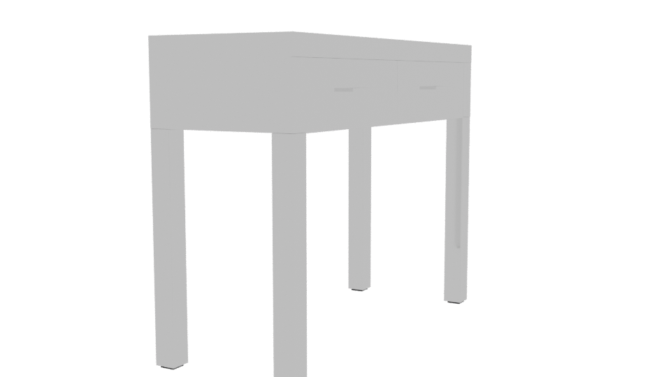 Stylish Modern Console Table - Professional 3D Model Render 9