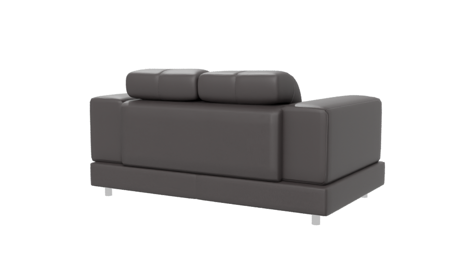 Praga Brown Sofa 3D Model - Professional 3D Model Render 6