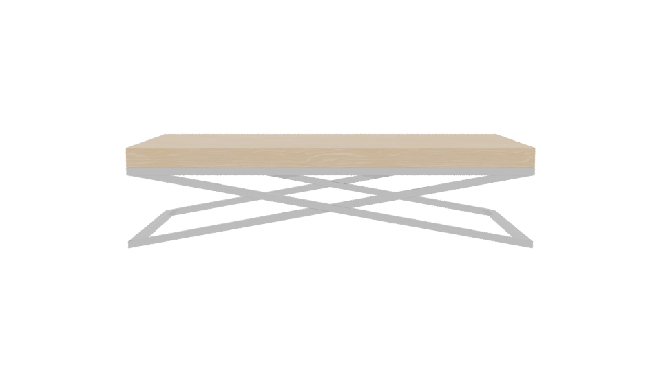Minimalist Wooden Coffee Table 3D - Professional 3D Model Render 5