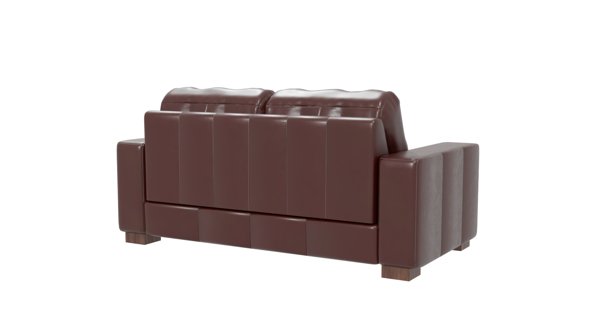 Luxurious Leather Sofa 3D Model - Professional 3D Model Render 6