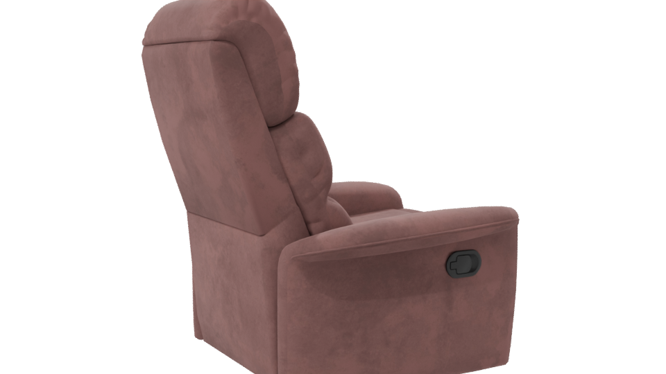 Stylish Minimalist Recliner Chair 3D Model - Professional 3D Model Render 7
