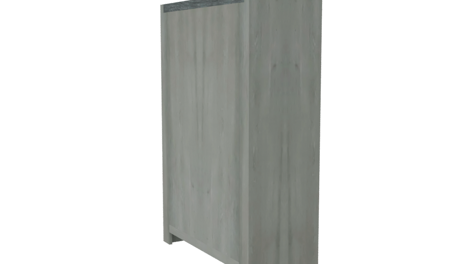 Contemporary Vertical Drawer Cabinet 3D Model - Professional 3D Model Render 7