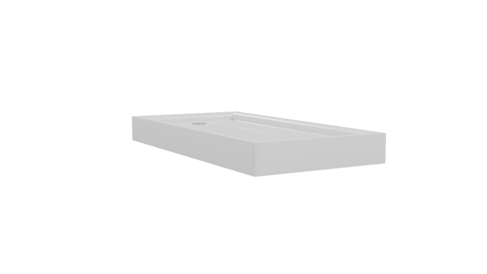 Minimalist Shower Tray 3D Model - Professional 3D Model Render 10