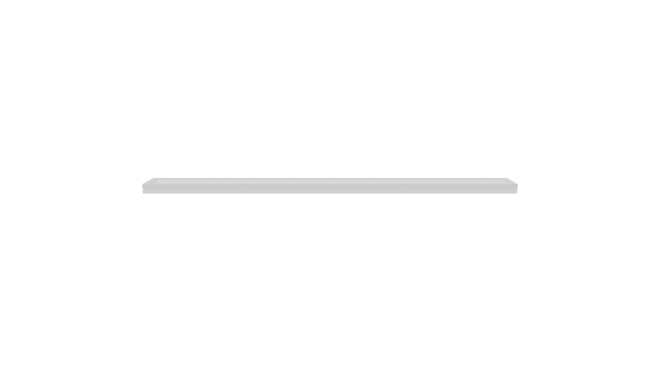 Minimalist Flat Shelf 3D Model - Professional 3D Model Render 5