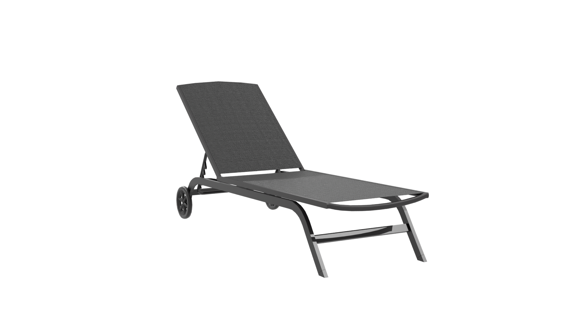 Outdoor Chaise Lounge Chair 3D - Professional 3D Model Render 10