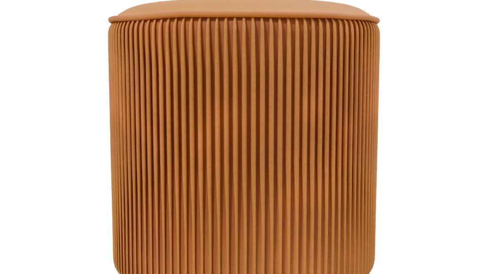 Stylish Modern Pouf 3D Model - Professional 3D Model Render 2