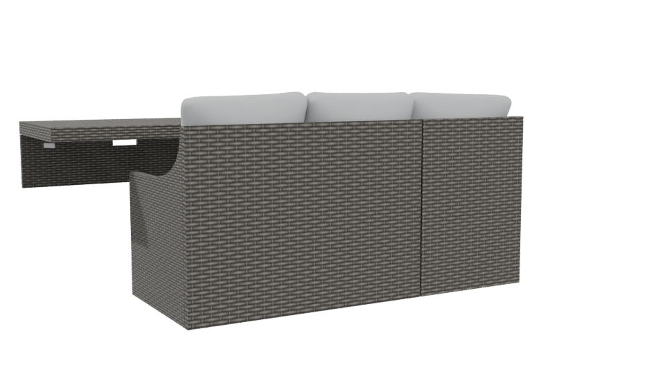 Contemporary Outdoor Sofa Set 3D - Professional 3D Model Render 4