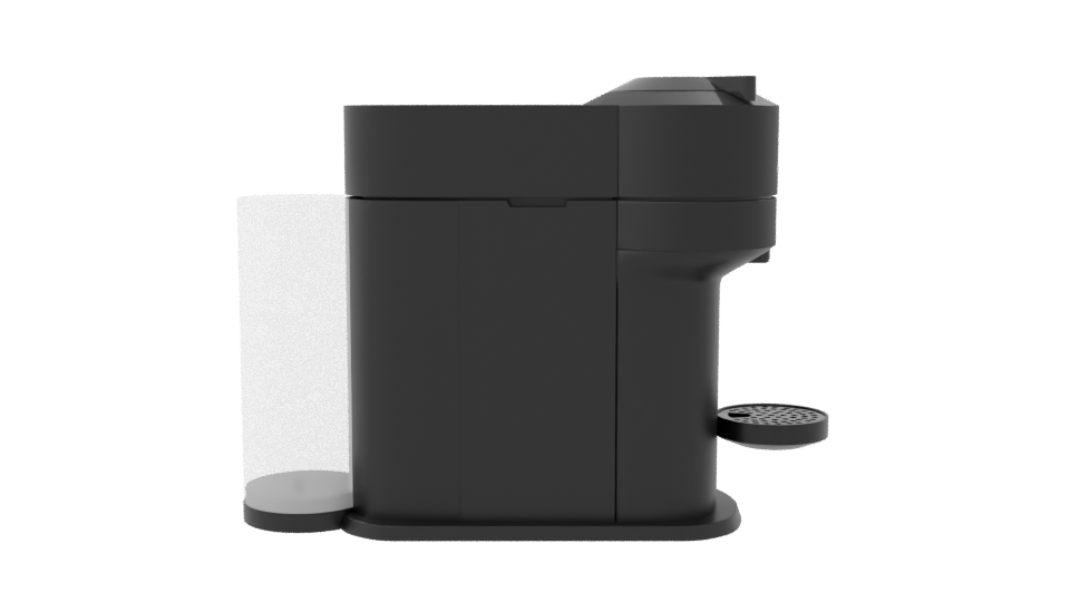 Sleek Modern Coffee Machine 3D Model - Professional 3D Model Render 8