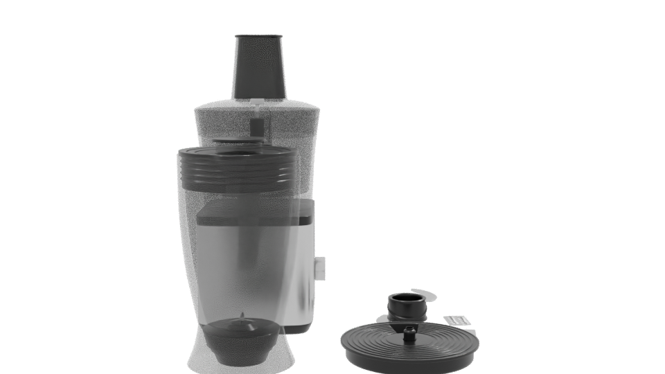 Stylish Kitchen Appliance Set 3D Model - Professional 3D Model Render 8