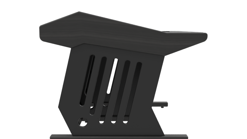 Maestro 24+12 Black Table Model - Professional 3D Model Render 8