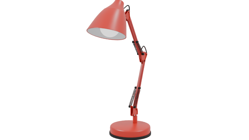 Stylish Desk Lamp 3D Model - Professional 3D Model Render 3