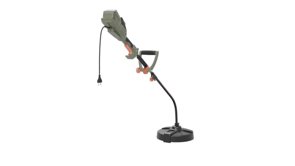 Electric Grass Trimmer Model 3D - Professional 3D Model Render 6