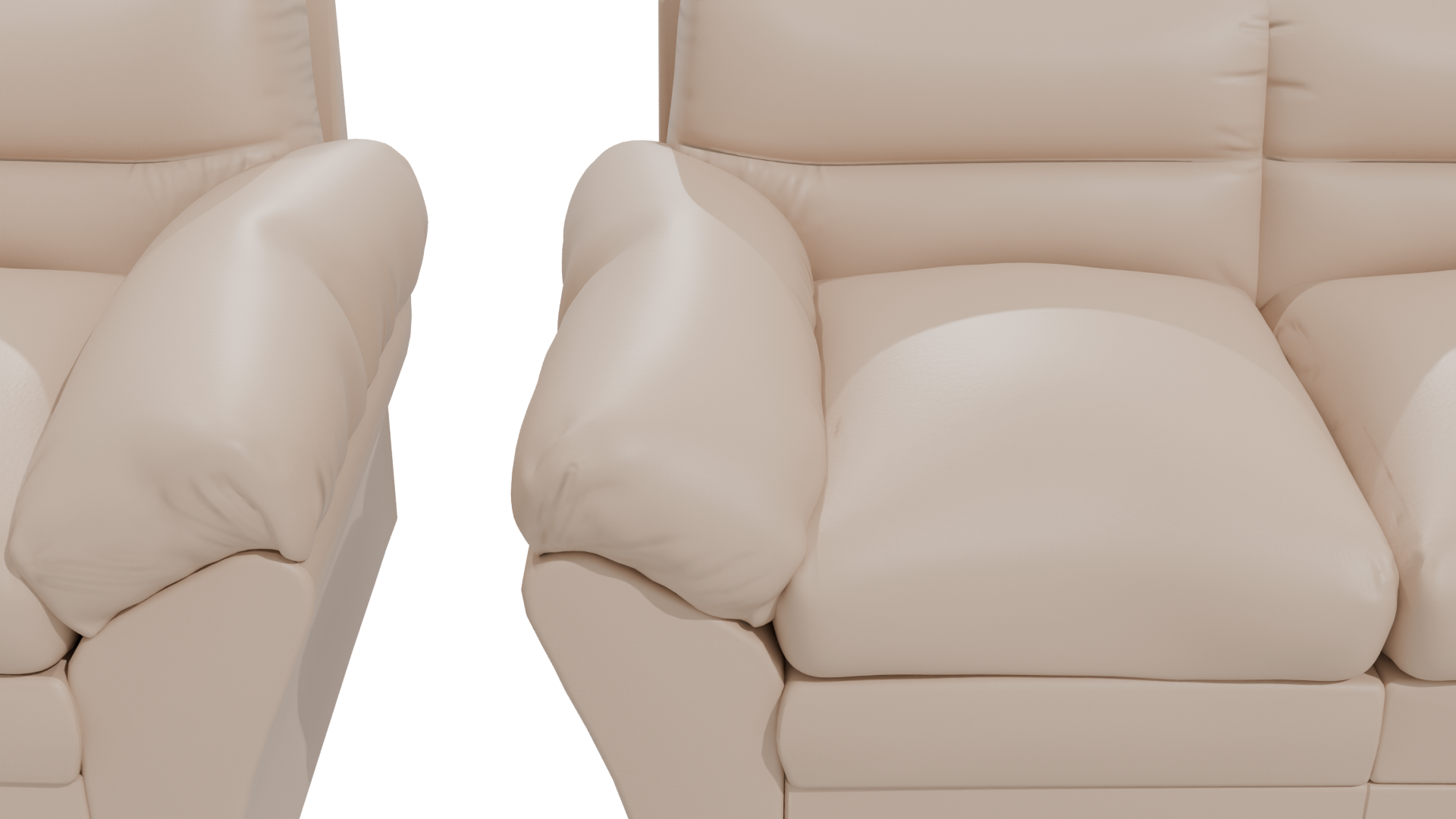 Contemporary Sofa Set 3D Model - Professional 3D Model Render 7