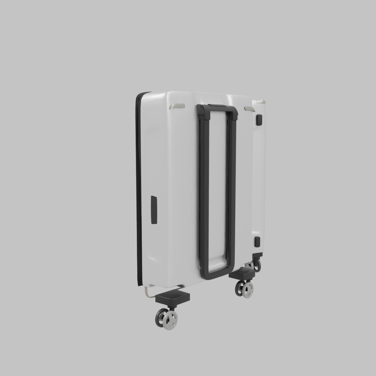 MALETA RÍGIDA EVOA SPINNER 6925 PLATA CEPILLADA 