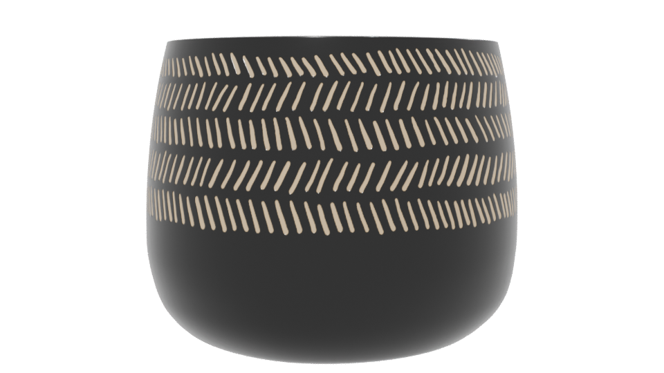 Stylish Decorative Pot Model - Professional 3D Model Render 13